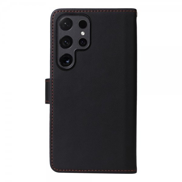 Betopnice Samsung Galaxy S24 Ultra -kotelo irrotettavalla kuorella 005 Musta