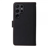 Betopnice Samsung Galaxy S24 Ultra -kotelo irrotettavalla kuorella 005 Musta