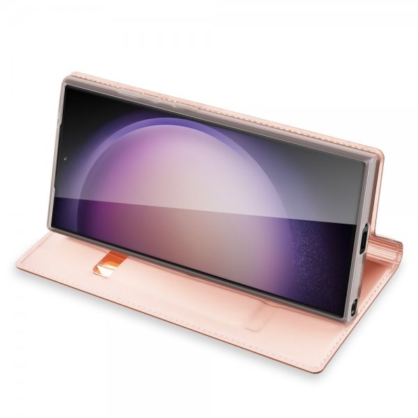 Dux Ducis Samsung Galaxy S24 Ultra Kotelo Skin Pro Series Vaaleanpunainen