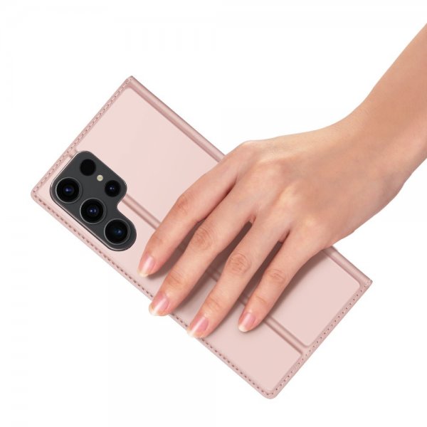 Dux Ducis Samsung Galaxy S24 Ultra Kotelo Skin Pro Series Vaaleanpunainen