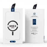 Dux Ducis Samsung Galaxy S24 Ultra -kotelo, Skin X Pro Series, jalusta, MagSafe, musta