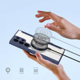 Dux Ducis Samsung Galaxy S24 Ultra Kotelo Skin X Pro Series MagSafe Sininen