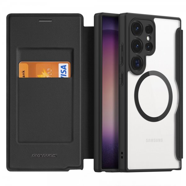 Dux Ducis Samsung Galaxy S24 Ultra Kotelo Skin X Pro Series MagSafe Musta