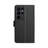 Xqisit Samsung Galaxy S24 Ultra Slim Wallet Selection -suojakotelo, musta