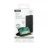 Xqisit Samsung Galaxy S24 Ultra Slim Wallet Selection -suojakotelo, musta