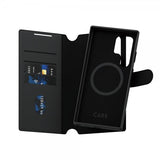 CARE by PanzerGlass Samsung Galaxy S24 Ultra Kotelo Tango Two-in-One Wallet MagSafe Musta