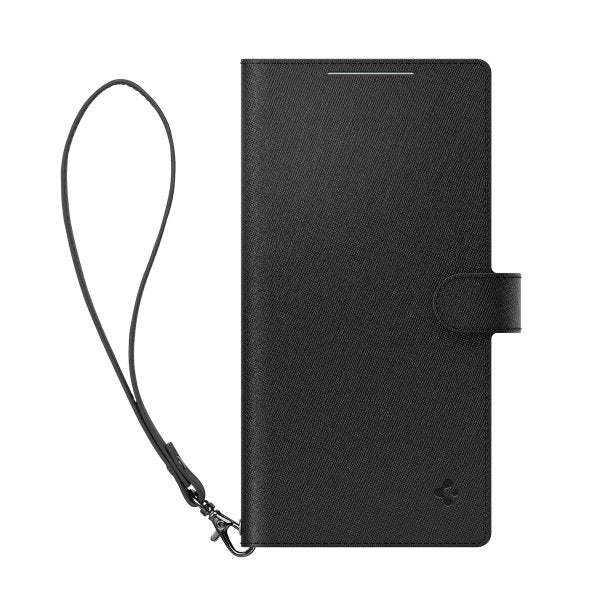 Spigen Samsung Galaxy S24 Ultra Wallet S Plus -suojakotelo, musta