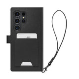 Spigen Samsung Galaxy S24 Ultra Wallet S Plus -suojakotelo, musta
