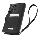Spigen Samsung Galaxy S24 Ultra Wallet S Plus -suojakotelo, musta