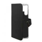 Celly Samsung Galaxy S24 Ultra -suojakotelo Wally Wallet Case, musta