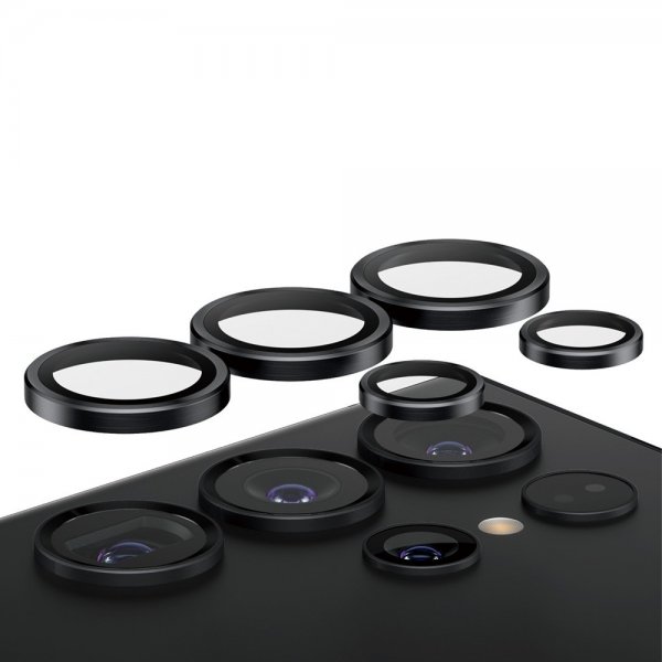 PanzerGlass Samsung Galaxy S24 Ultra Kameran linssinsuojat Hoops Musta