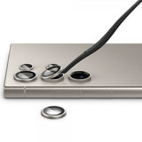 Spigen Samsung Galaxy S24 Ultra kamerasuojalasi GLAS.tR EZ Fit Optik Pro 2 kpl, harmaa