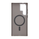 Samsung Galaxy S24 Ultra Kuori Hiilikuitukuvio MagSafe Harmaa