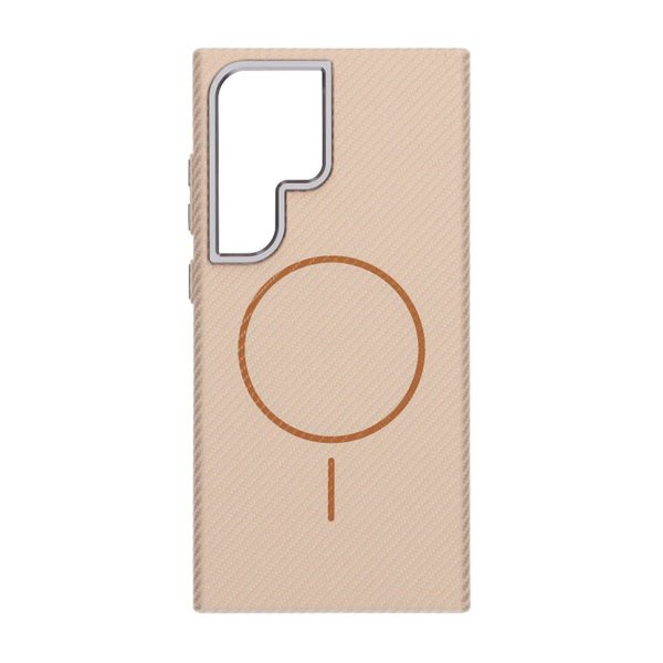 Samsung Galaxy S24 Ultra Kuori Hiilikuitukuvio Magsafe Kulta
