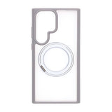 Samsung Galaxy S24 Ultra Kuori Pyörivällä MagSafe-jalustalla Harmaa