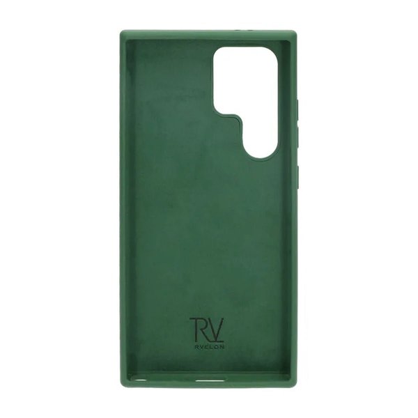 Rvelon Samsung Galaxy S24 Ultra Silikonikuori Vihreä