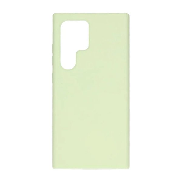 Rvelon Samsung Galaxy S24 Ultra Silikonikuori Limevihreä