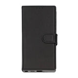 Rvelon Samsung Galaxy S24 Ultra -kotelo, aitoa nahkaa, korttipaikka, musta