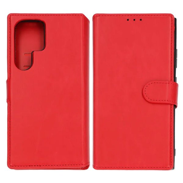 Rvelon Samsung Galaxy S24 Ultra -magneettinen irrotettava kuori, punainen