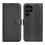 Samsung Galaxy S24 Ultra Kotelo Jalustalla Musta