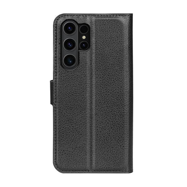 Samsung Galaxy S24 Ultra Kotelo Jalustalla Musta