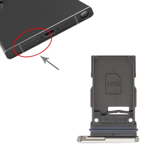 Samsung Galaxy S24 Ultra SIM-korttipidike – hopea