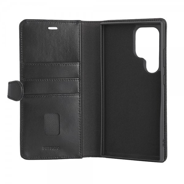 Buffalo Samsung Galaxy S24 Ultra Kotelo 2-in-1 Irrotettava Lompakko Musta