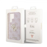 Guess Samsung Galaxy S24 Ultra Kuori 4G Metal Logo Pinkki
