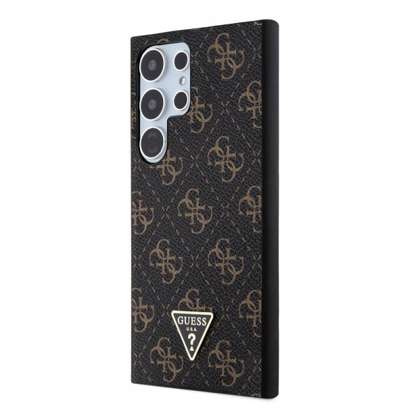Guess Samsung Galaxy S24 Ultra Kuori 4G Print Grained Musta