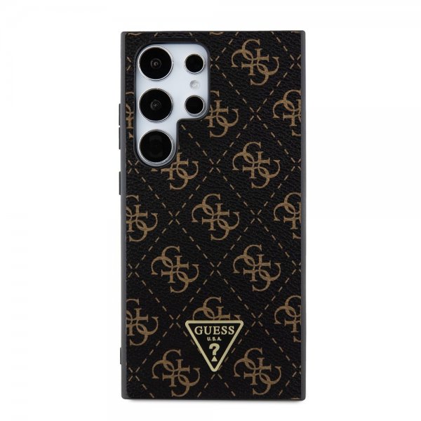 Guess Samsung Galaxy S24 Ultra Kuori 4G Print Grained Musta