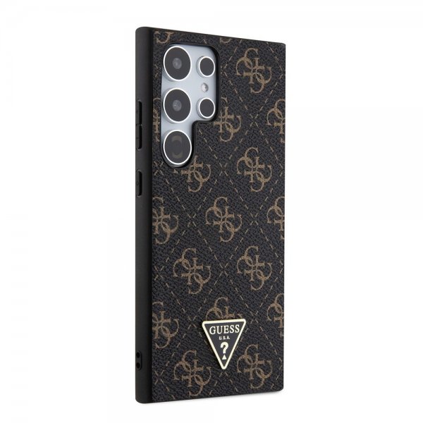 Guess Samsung Galaxy S24 Ultra Kuori 4G Print Grained Musta