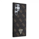 Guess Samsung Galaxy S24 Ultra Kuori 4G Print Grained Musta