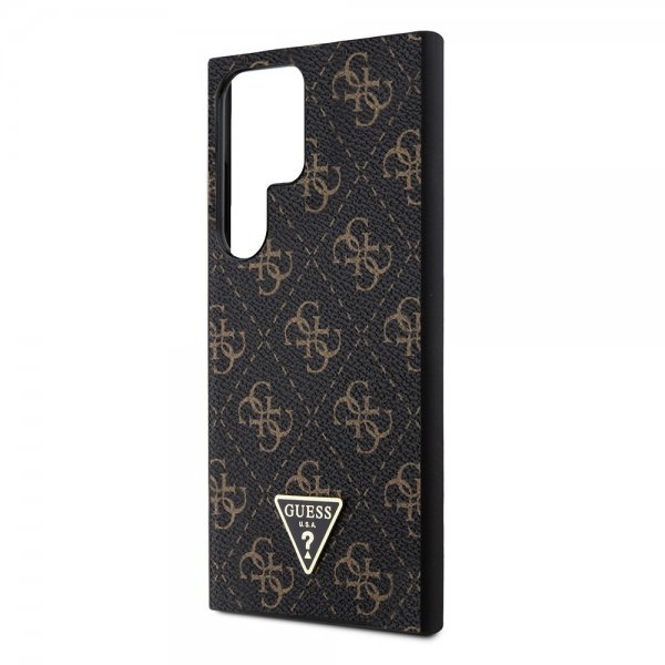 Guess Samsung Galaxy S24 Ultra Kuori 4G Print Grained Musta