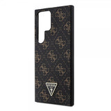 Guess Samsung Galaxy S24 Ultra Kuori 4G Print Grained Musta