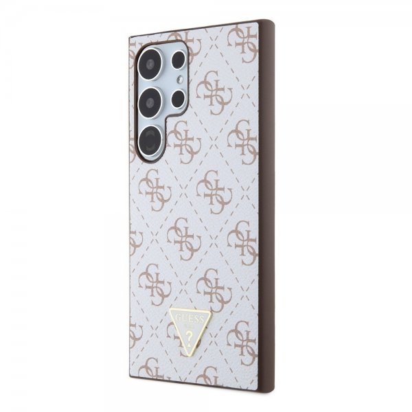 Guess Samsung Galaxy S24 Ultra Kuori 4G Print Grained Valkoinen