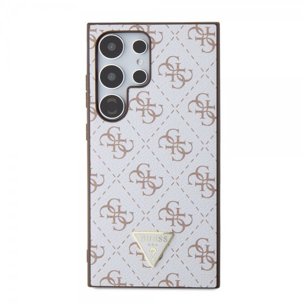 Guess Samsung Galaxy S24 Ultra Kuori 4G Print Grained Valkoinen