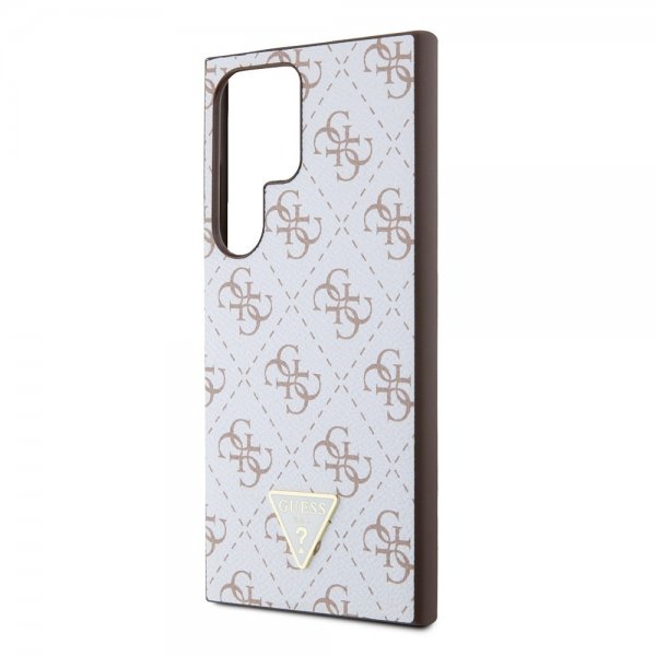 Guess Samsung Galaxy S24 Ultra Kuori 4G Print Grained Valkoinen