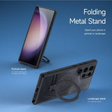 Dux Ducis Samsung Galaxy S24 Ultra Kuori Aimo Series MagSafe Jalusta Musta
