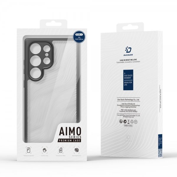 Dux Ducis Samsung Galaxy S24 Ultra Kuori Aimo Series Musta