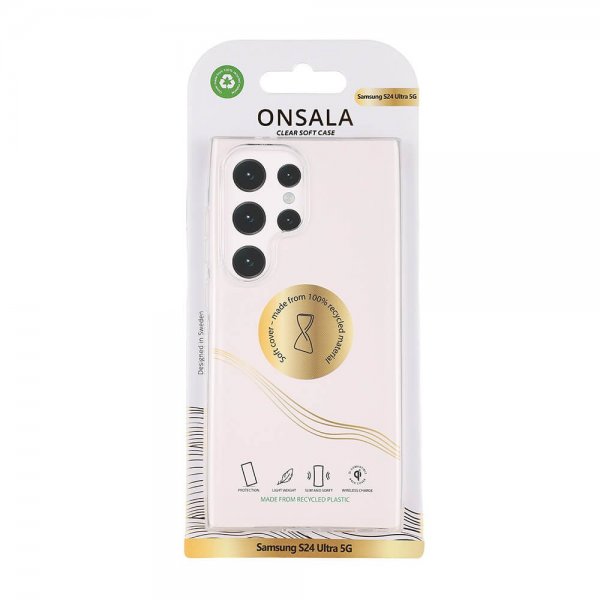 Onsala Samsung Galaxy S24 Ultra Kuori Kierrätetty TPU Läpinäkyvä