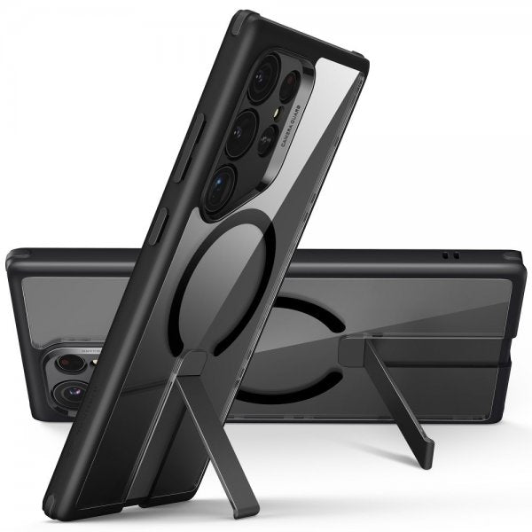ESR Samsung Galaxy S24 Ultra -kuori Boost Flickstand MagSafe Himmeä läpinäkyvä