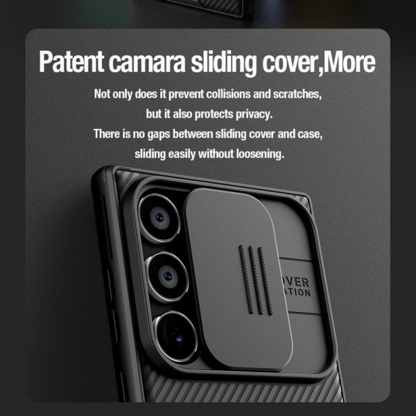 Nillkin Samsung Galaxy S24 Ultra Suojakuori CamShield Pro Musta