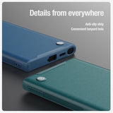 Nillkin Samsung Galaxy S24 Ultra Kotelo CamShield Prop Leather Sininen