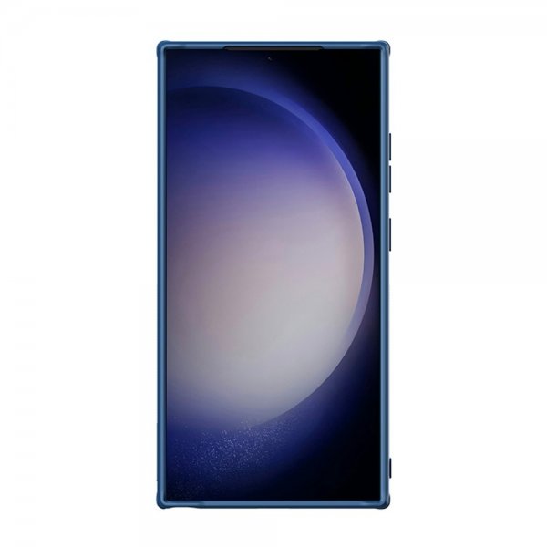 Nillkin Samsung Galaxy S24 Ultra Kotelo CamShield Prop Leather Sininen
