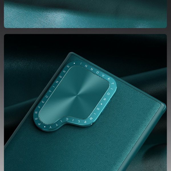 Nillkin Samsung Galaxy S24 Ultra Kotelo CamShield Prop Leather Sininen