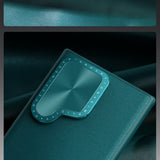Nillkin Samsung Galaxy S24 Ultra Kotelo CamShield Prop Leather Sininen