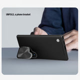 Nillkin Samsung Galaxy S24 Ultra Kotelo CamShield Prop Leather Sininen