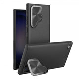 Nillkin Samsung Galaxy S24 Ultra Kuori CamShield Prop Leather MagSafe Musta