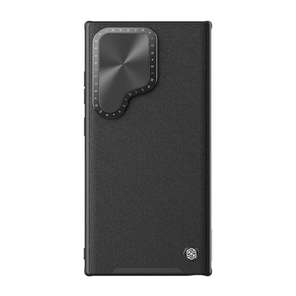 Nillkin Samsung Galaxy S24 Ultra Kuori CamShield Prop Leather MagSafe Musta