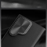 Nillkin Samsung Galaxy S24 Ultra Kuori CamShield Prop Leather MagSafe Musta